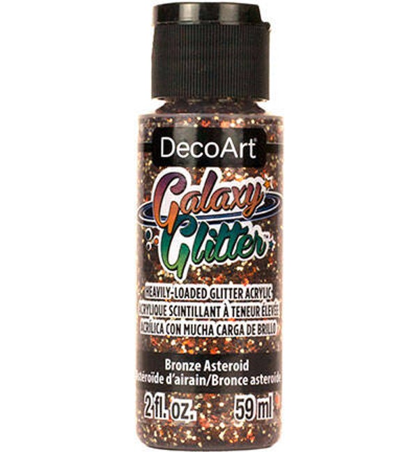 DecoArt Galaxy Glitter 59ml, Bronze Asteroid