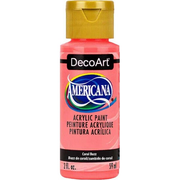 DecoArt Americana Acrylverf 59ml, Coral Buzz