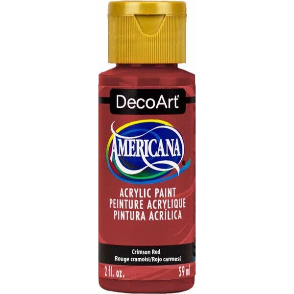 DecoArt Americana Acrylverf 59ml, Crimson Red