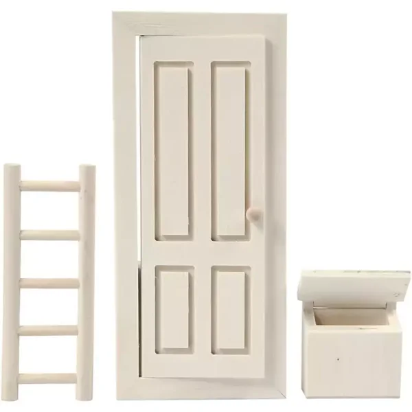 Set Kabouterdeur met Brievenbus en Laddertje