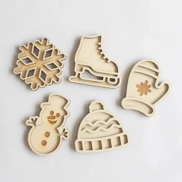 Set mini vulvormen - Winter