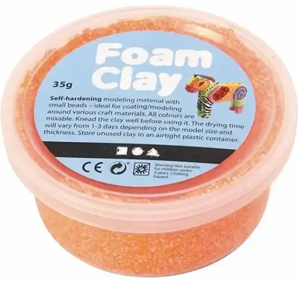 Foam Clay 35gr, Oranje