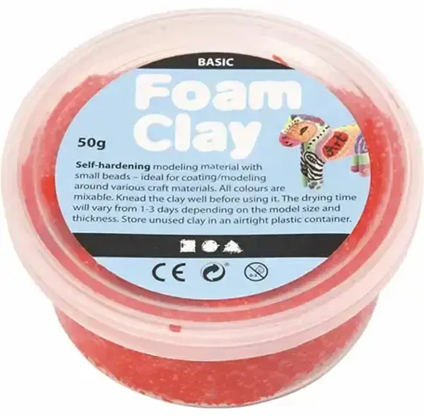 Foam Clay 35gr, Rood