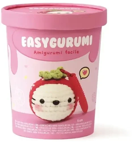 Easygurumi Aardbei (compleet haaksetje)