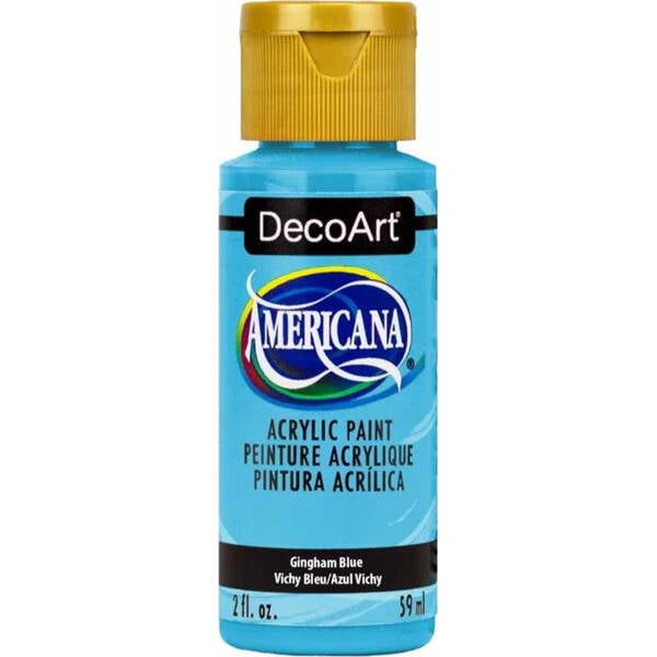 DecoArt Americana Acrylverf 59ml, Gingham Blue