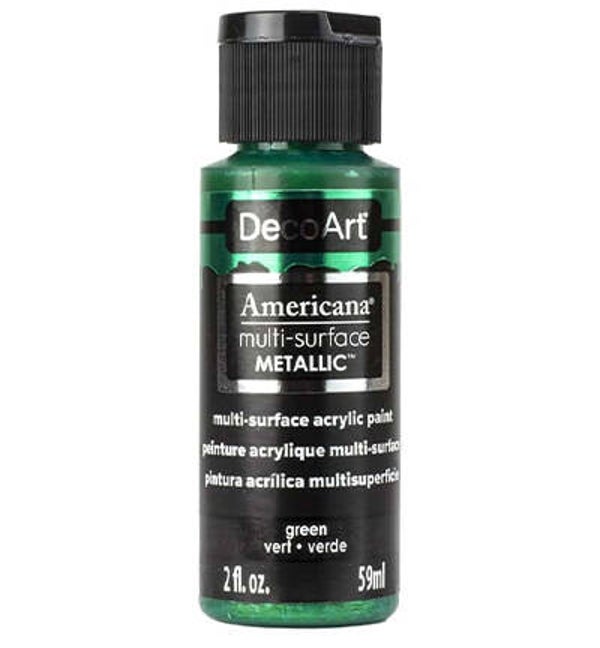 DecoArt Americana Multi-Surface Metallic 59ml, Green