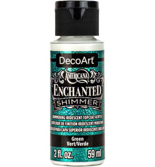 DecoArt Americana Enchanted Shimmer 59ml, Green