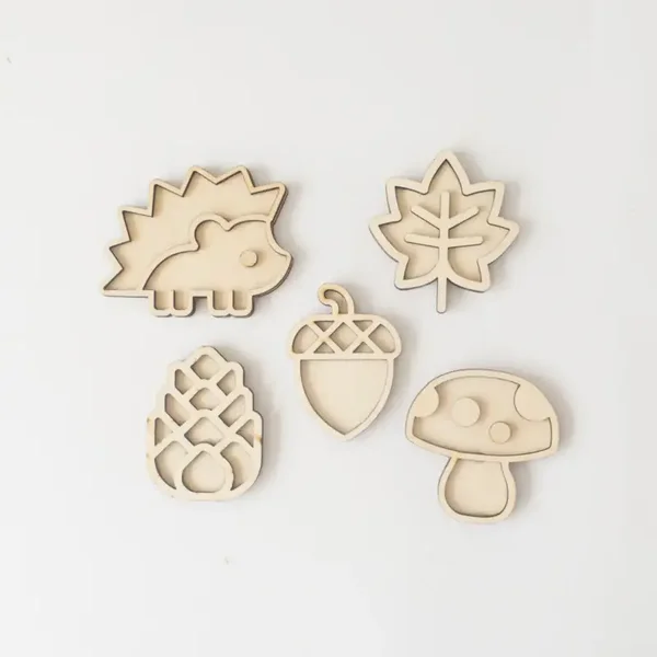 Set mini vulvormen - Herfst