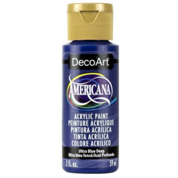 DecoArt Americana Acrylverf 59ml, Ultra Blue Deep