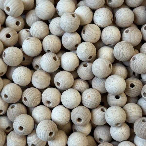 Houten kraal 20mm