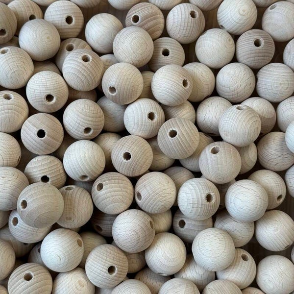 Houten kraal 25mm