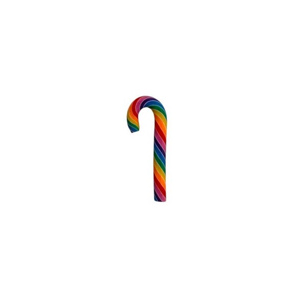 Mini candy cane, regenboog