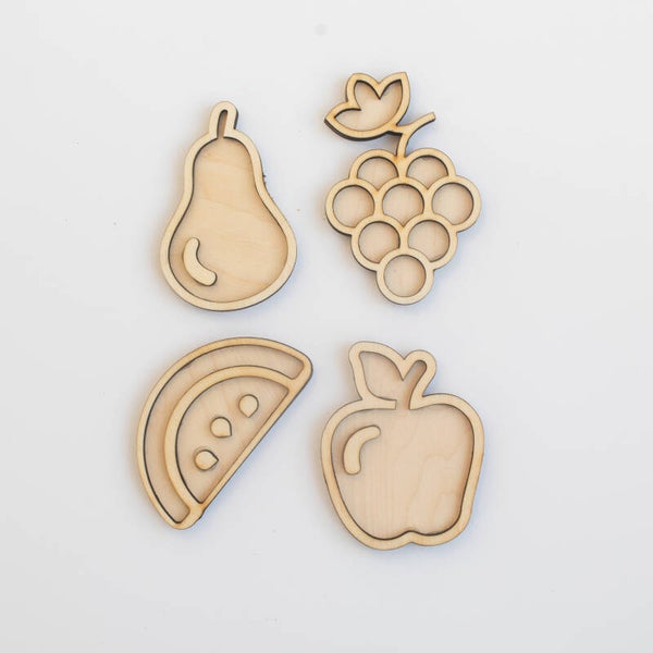 Set mini vulvormen - Fruit