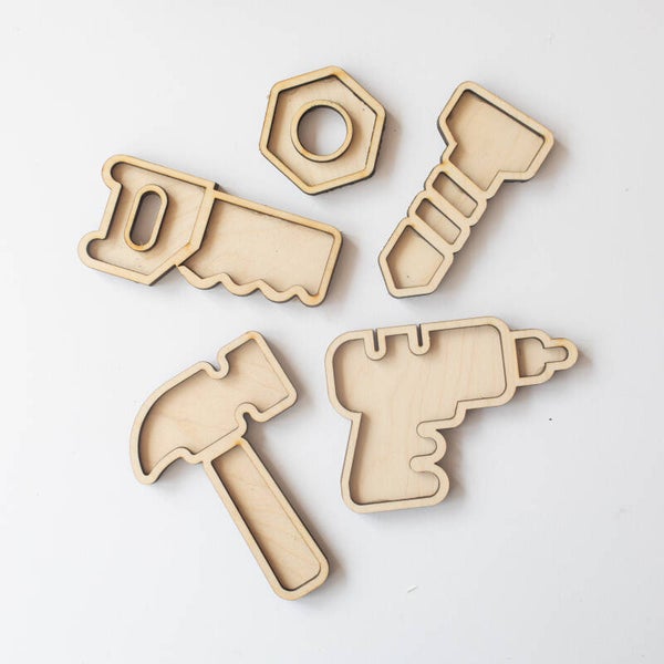 Set mini vulvormen - Worktools