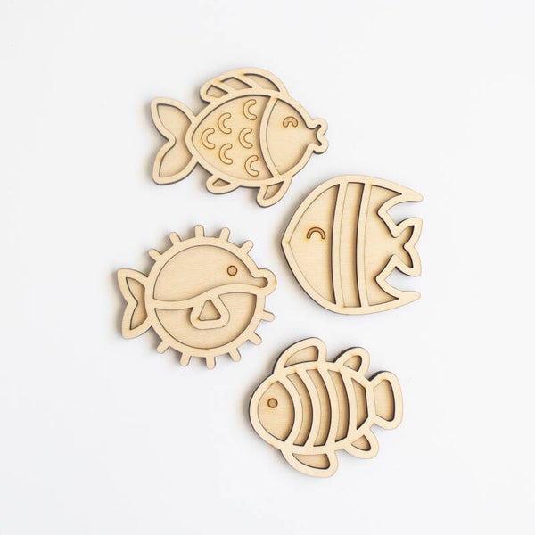 Set mini vulvormen - Visjes