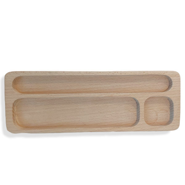 Schrijfgereischaal met vakjes