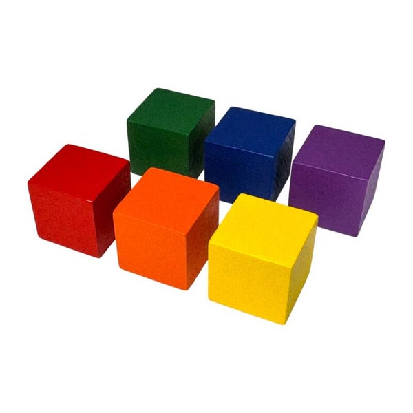 Set van zes gekleurde cadeautjes