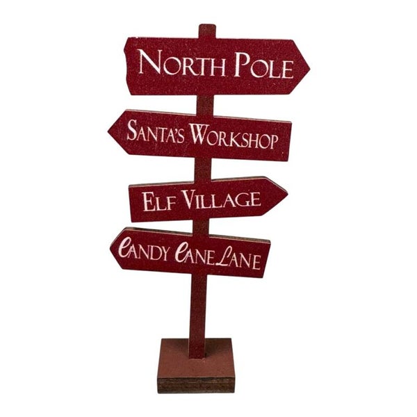 Wegwijzer North Pole