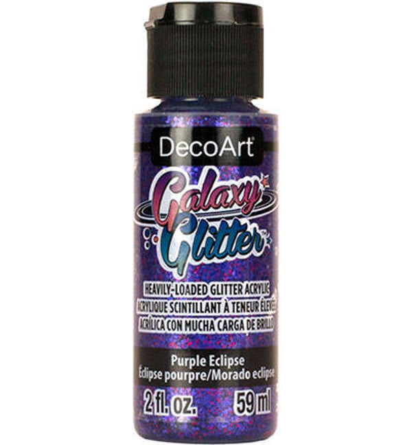 DecoArt Galaxy Glitter 59ml, Purple Eclipse