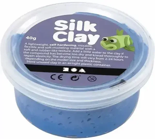 Silk Clay 40gr, Blauw