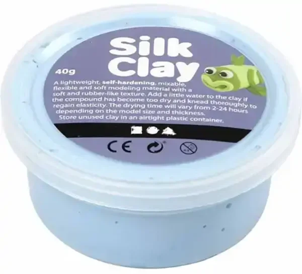 Silk Clay 40gr, Lichtblauw