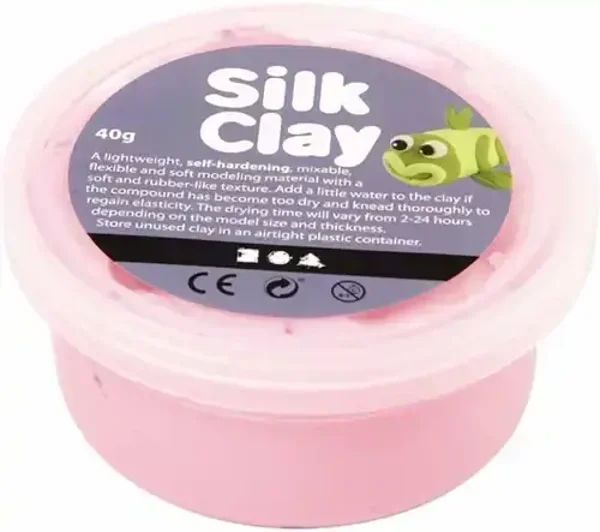 Silk Clay 40gr, Roze