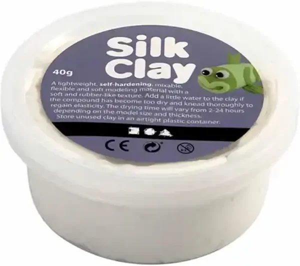 Silk Clay 40gr, Wit