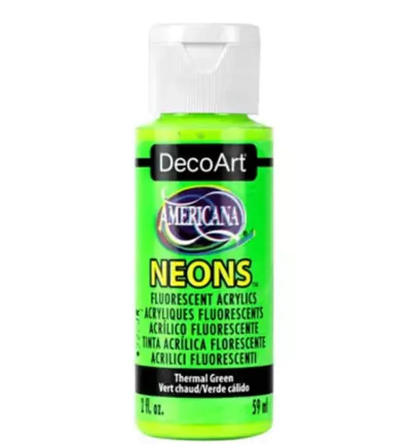 DecoArt Americana Neons 59ml, Thermal Green