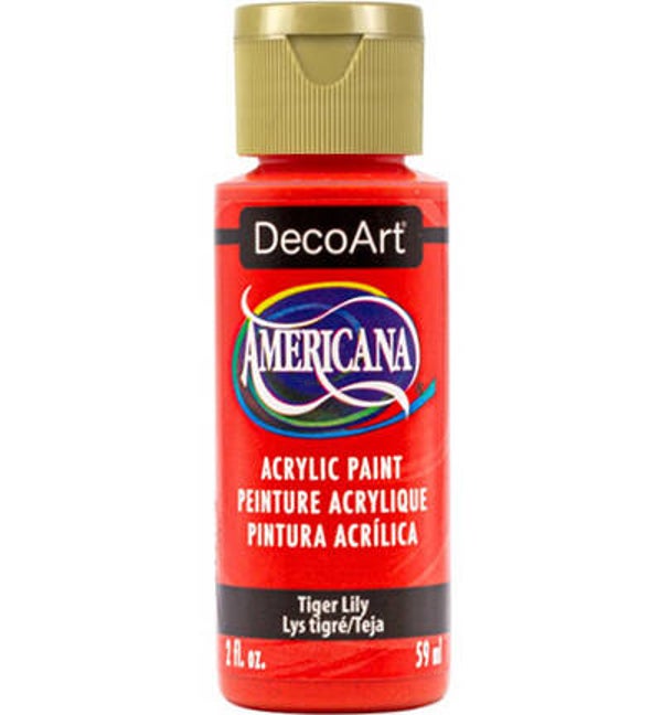 DecoArt Americana Acrylverf 59ml, Tiger Lily
