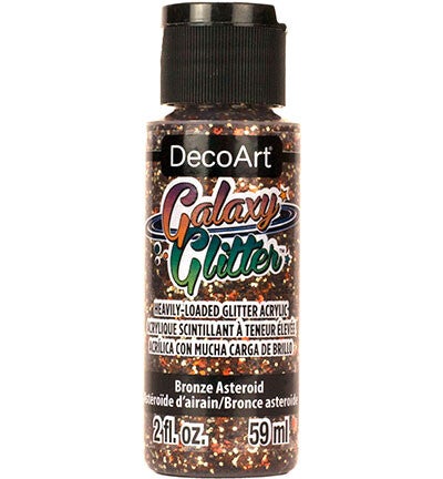 DecoArt Galaxy Glitter 59ml, Bronze Asteroid