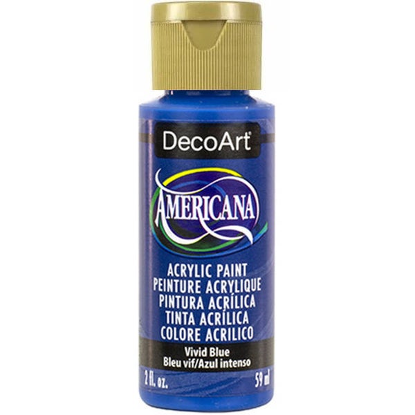 DecoArt Americana Acrylverf 59ml, Vivid Blue
