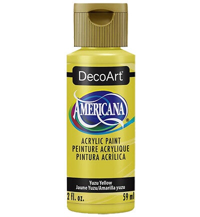 DecoArt Americana Acrylverf 59ml, Yuzu Yellow