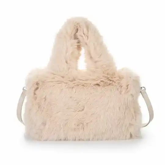 Faux fur tas (Beige)