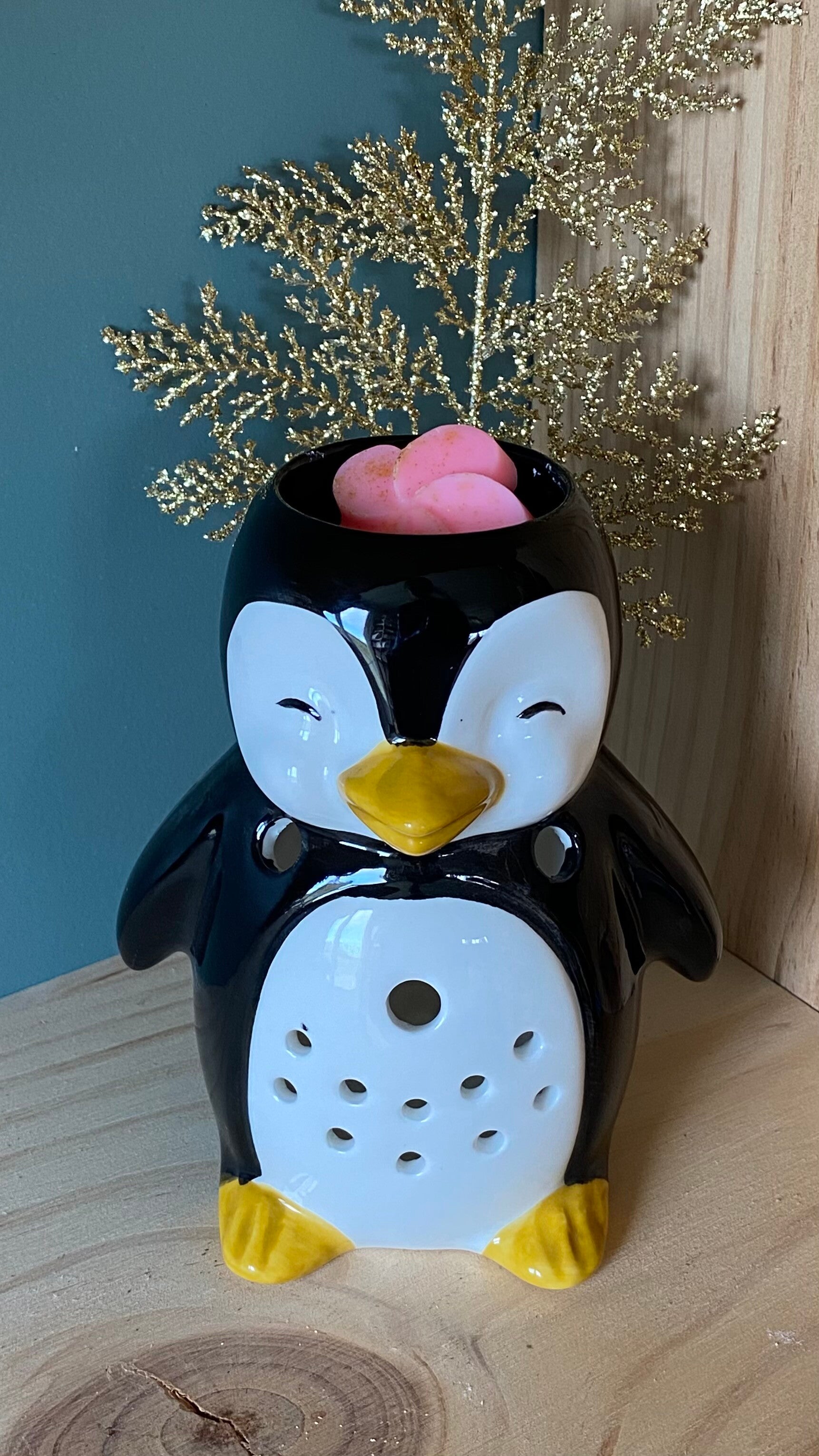 Brûle parfum pingouin