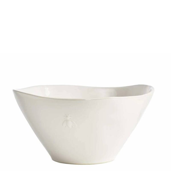 La Rochelle | Bee Ceramic Serving Bowl - Cream