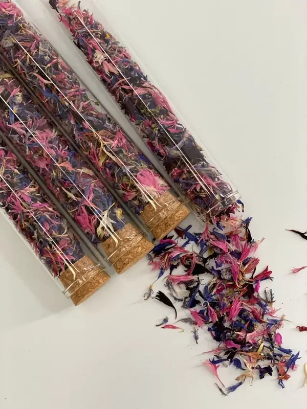 The Peel Thing | Edible Flower Sprinkles - Berry Mix Test Tube - 2gm