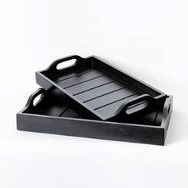 Bear & Fox | Butlers Trays - Black