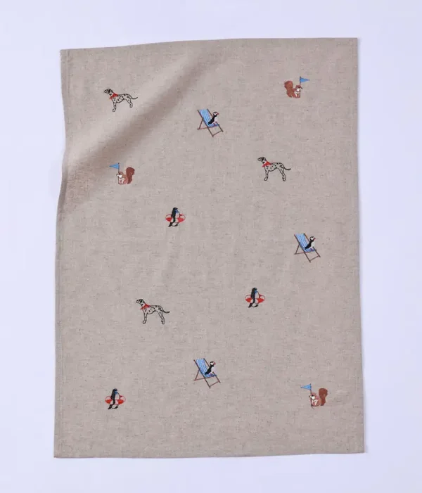 MM Linen | Brighton Beach Tea Towel