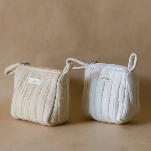 AKIIKO | Frya Triangle Pouch - Butter - Small