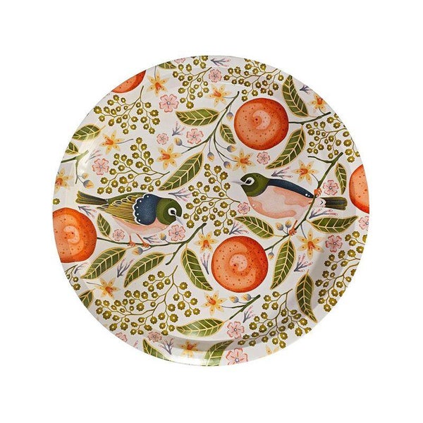 Catherine Marion | Cream Waxeyes & Mandarins - Tray