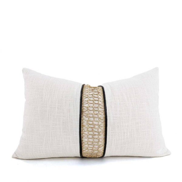 Cushion Cover - Braid - Cream / Natural - Rectangle