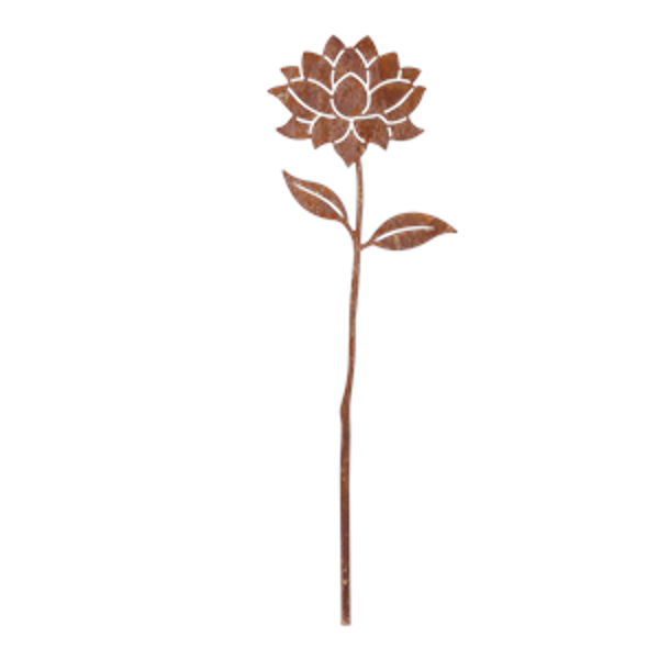 Garden Decoration Dahlia on Stick 37cm