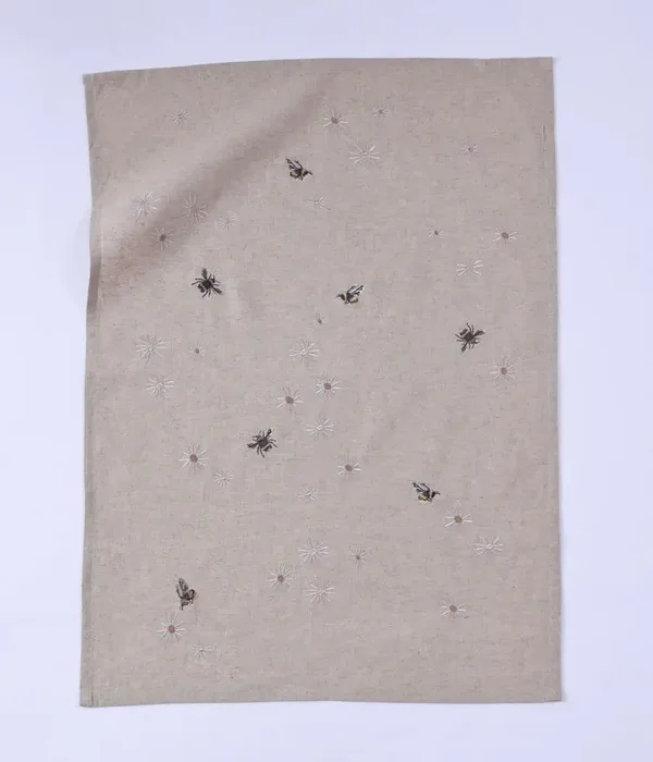 MM Linen | Daisy Bee Tea Towel