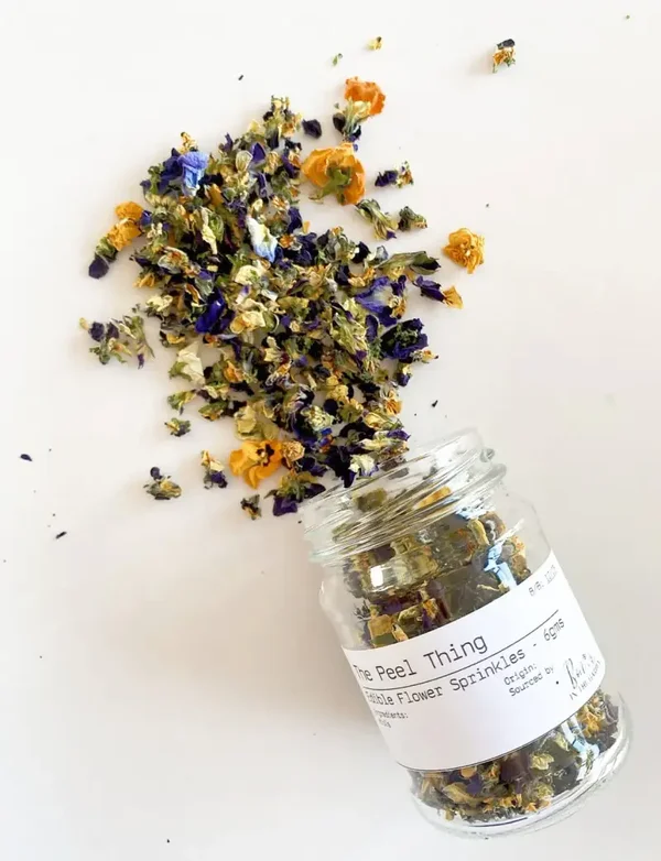 The Peel Thing | Edible Flower Sprinkles - Viola