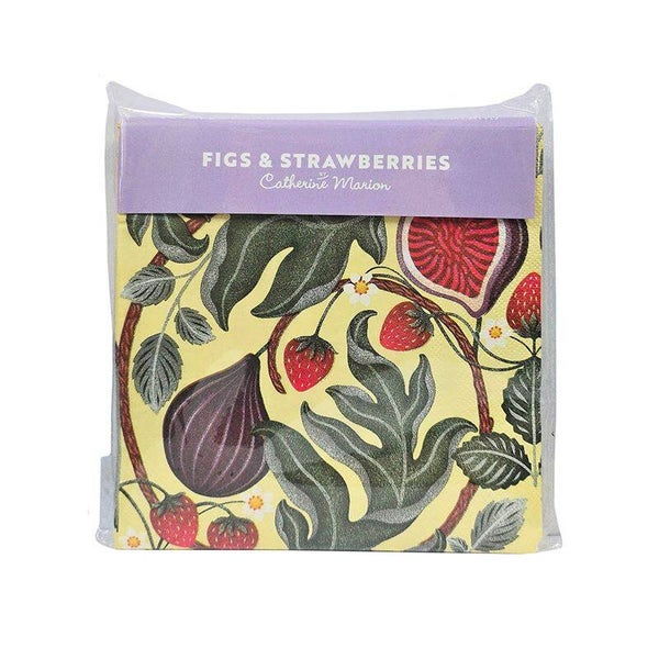 Catherine Marion | Figs & Strawberries - Paper napkin 20pkt