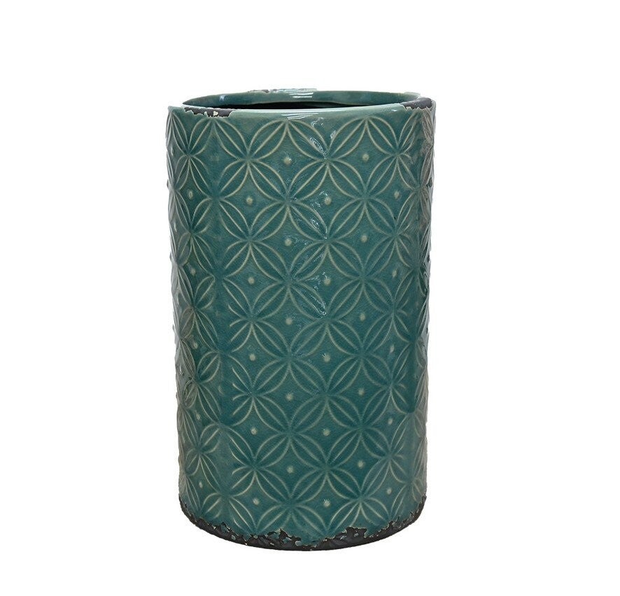 Artisan Florals | Fleur Vase - Slate Blue