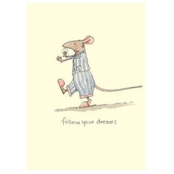 Two Bad Mice | Follow Your Dreams - Humour Card