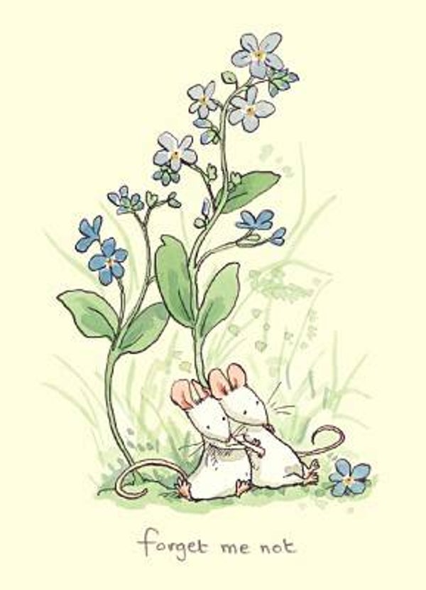 Two Bad Mice | Forget Me Not - Anniversary Card