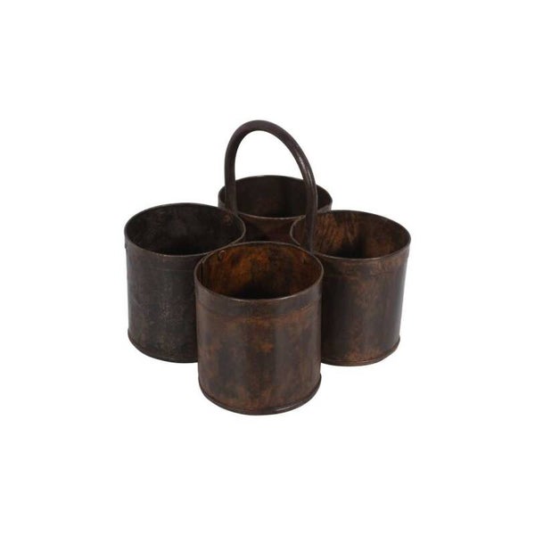 Four Iron Pot with Handle