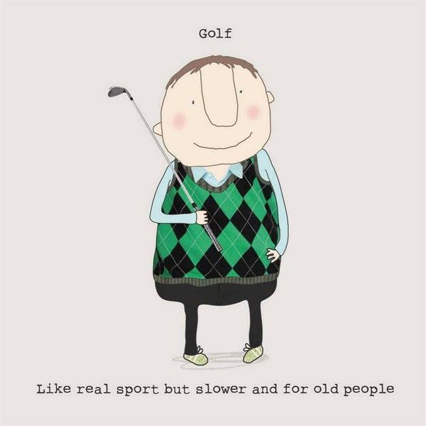 Rosie Made A Thing | Golf - Humour Card